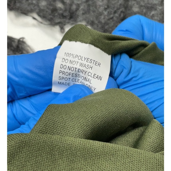 Mac Duggal 55695 evening dress with rhinestones stone shoulder - green -10 - Picture 5 of 6